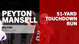 51-yard Touchdown Run vs Ellison 