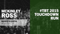 #TBT 2015:  Touchdown Run vs Chaparral 