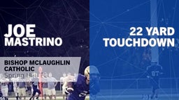 Joe Mastrino's highlights 22 yard Touchdown vs International Community School