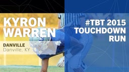 #TBT 2015:  Touchdown Run vs Somerset 