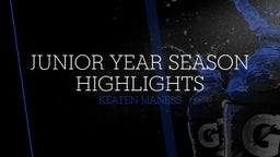 Junior Year Season Highlights 