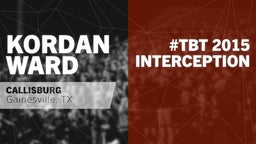 #TBT 2015:  Interception vs Van Alstyne High