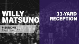 Willy Matsuno's highlights 11-yard Reception vs Encinal 