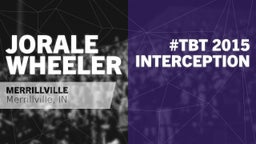 #TBT 2015:  Interception vs Lake Central 