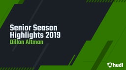 Senior Season Highlights 2019