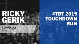 #TBT 2015:  Touchdown Run vs Groesbeck 