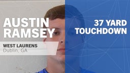 Austin Ramsey's highlights 37 yard Touchdown vs Wayne County 