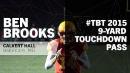 #TBT 2015: 9-yard Touchdown Pass vs Archbishop Spalding 