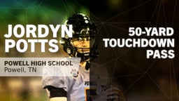 50-yard Touchdown Pass vs Lenoir City 