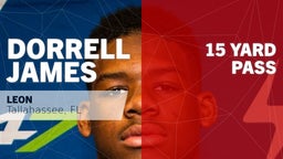 Dorrell James's highlights 15 yard Pass vs Suwannee 