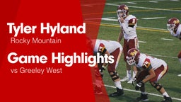 Game Highlights vs Greeley West 