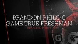 Brandon Philo 6 Game Highlights