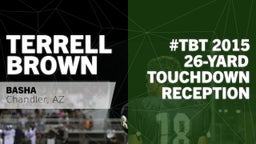 #TBT 2015: 26-yard Touchdown Reception vs Brophy College Prep