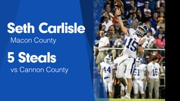 5 Steals vs Cannon County