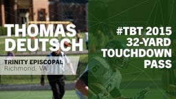 #TBT 2015: 32-yard Touchdown Pass vs Bishop Sullivan Catholic 