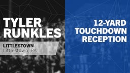 12-yard Touchdown Reception vs Biglerville 