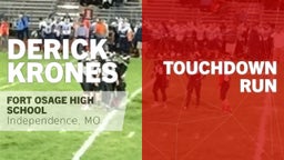 Derick Krones's highlights  Touchdown Run vs William Chrisman II