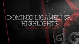Dominic Licameli Sr. Highlights