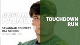 Jonathan Palmer's highlights  Touchdown Run vs Montgomery County 