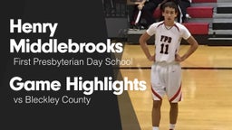 Game Highlights vs Bleckley County 