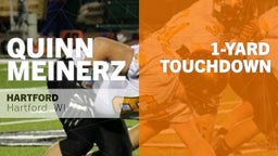 Quinn Meinerz's highlights 1-yard Touchdown vs West Bend West 