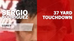 Sergio Rodriguez's highlights 37 yard Touchdown vs Bedford
