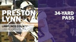 34-yard Pass vs Dickson County 