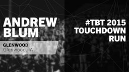 #TBT 2015:  Touchdown Run vs Creston 