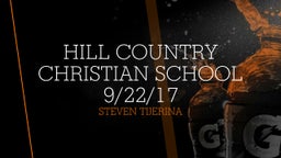 Steven Tijerina's highlights Hill Country Christian School 9/22/17
