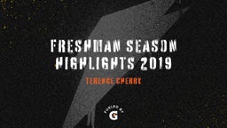 freshman season highlights 2019