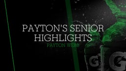 Payton's Senior Highlights