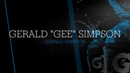 Gerald "Gee" Simpson