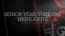 Senior Year, Tucker’s Highlights 