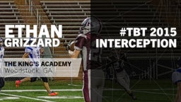 #TBT 2015:  Interception vs Cornerstone Prep Academy