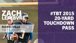 #TBT 2015: 20-yard Touchdown Pass vs North Providence 