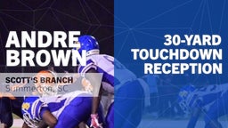 30-yard Touchdown Reception vs Branchville 