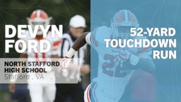 52-yard Touchdown Run vs Stafford 