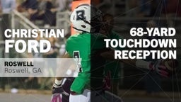 68-yard Touchdown Reception vs Peachtree Ridge 