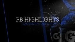 RB HIGHLIGHTS
