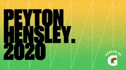 Peyton Hensley. 2020