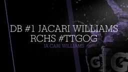 DB #1 JACARI WILLIAMS RCHS #TTGOG