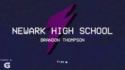 Brandon Thompson's highlights Newark High School