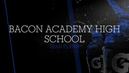 Sean Flynn's highlights Bacon Academy High School