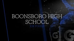 Joe Fogle's highlights Boonsboro High School