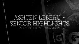 Ashten LeBeau - Senior Highlights 