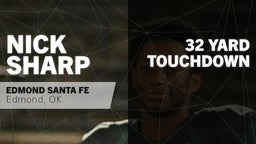 Nick Sharp's highlights 32 yard Touchdown vs Booker T Washington 