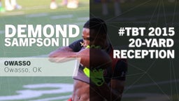 #TBT 2015: 20-yard Reception vs Moore 