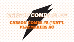 Carson Combs #8 DE