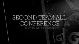 SECOND TEAM ALL CONFERENCE