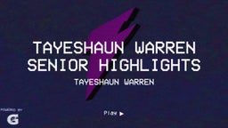 Tayeshaun Warren Senior Highlights 